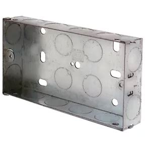 metal back box dimensions|screwfix 25mm back box.